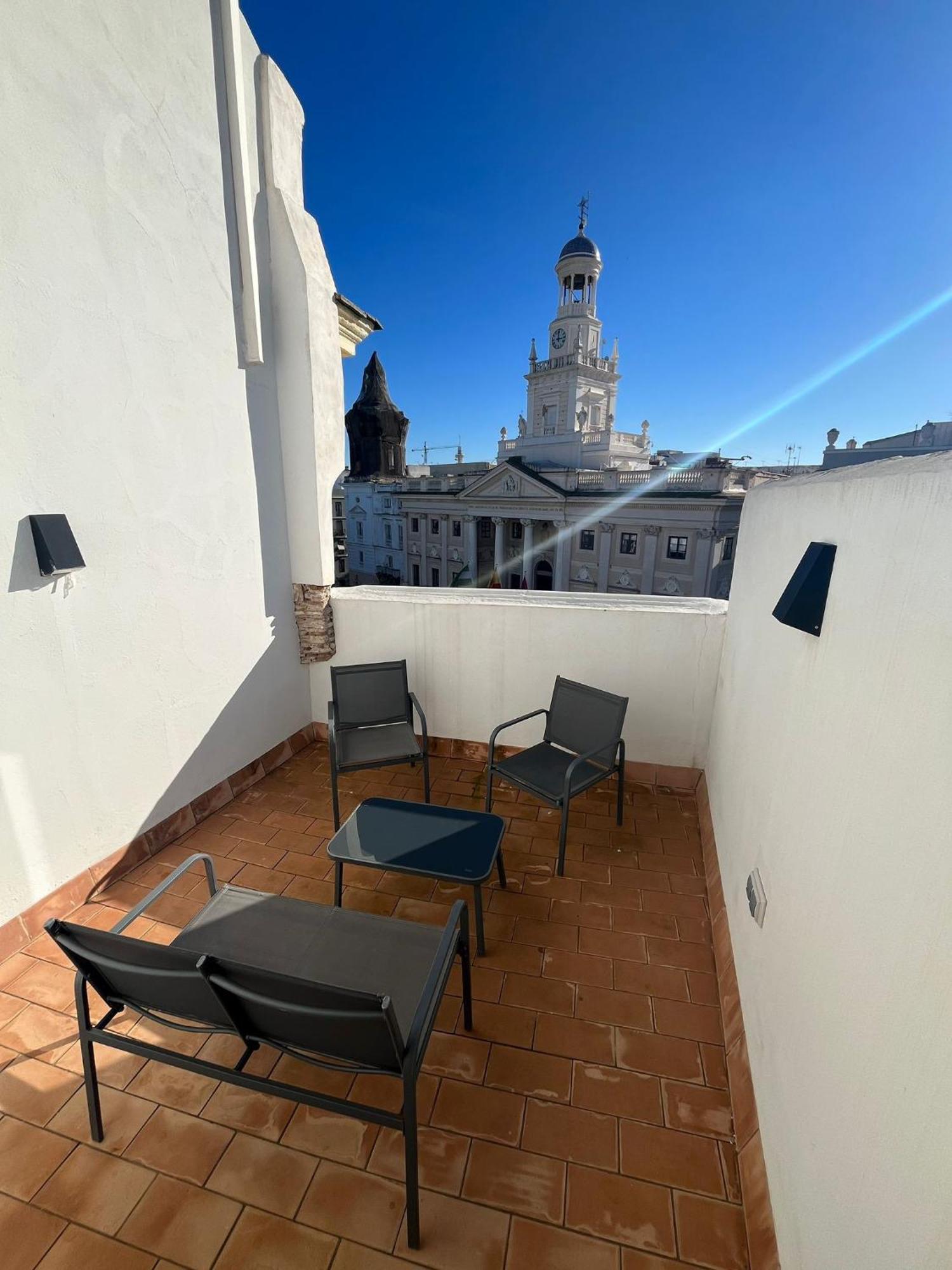 شقة Penthouse La Plaza En Cadiz Centro Grupo Ac Gestion المظهر الخارجي الصورة
